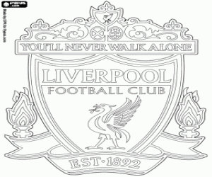 Pintar Insígnia del Liverpool FC