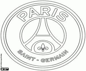 Pintar Insígnia del Paris Saint-Germain FC