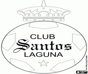 Pintar Insígnia del Santos Laguna