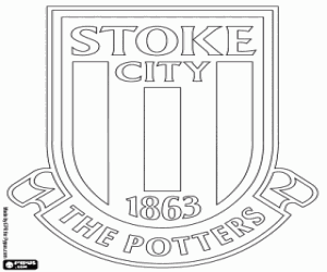Pintar Insígnia del Stoke City FC