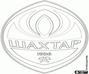 Pintar Insígnia de FC Xakhtar Donetsk