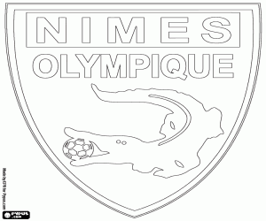 Pintar Insígnia de Nîmes Olympique