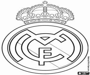 Pintar Insígnia de Real Madrid CF