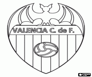 Pintar Insígnia de Valencia CF