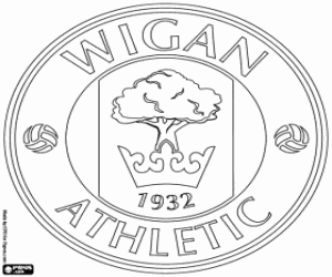 Pintar Insígnia de Wigan Athletic