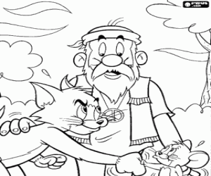 Pintar Intent de pau entre Tom i Jerry