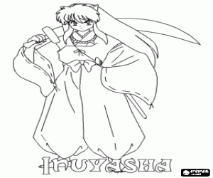 Pintar Inuyasha i l'espasa