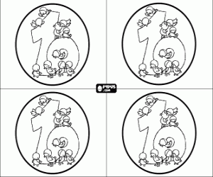 Pintar Invitacions per la festa de deu anys