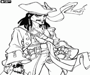 Pintar Jack Sparrow, el protagonista