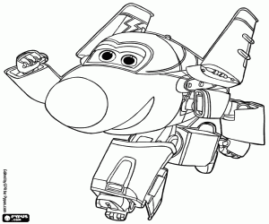 Pintar Jerome, l'avió de combat, Super Wings