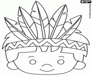 Pintar Jet amb les plomes d'un cap indi