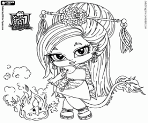 Pintar Jinafire Long, Monster High Baby