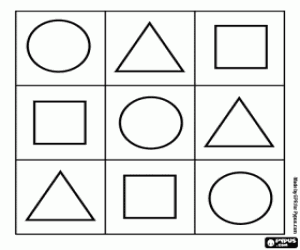 Pintar Per jugar amb formes geomètriques