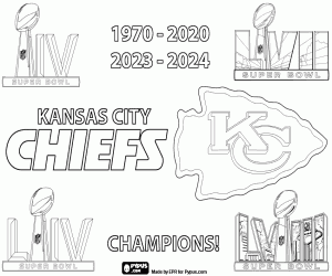 Pintar Kansas City Chiefs, Super Bowl x4