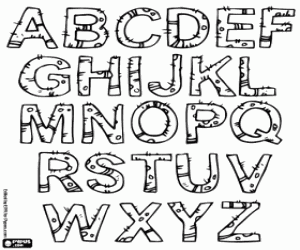 Pintar L'alfabet de cactus