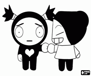 Pintar L'amor de la Pucca i Garu