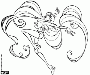Pintar L'espectacular Stella, Winx Club