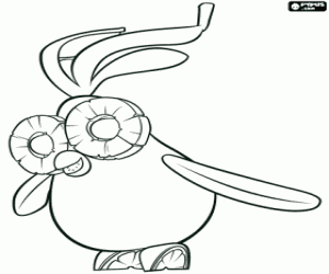 Pintar L'ocell exòtic Fruit Cockatiel