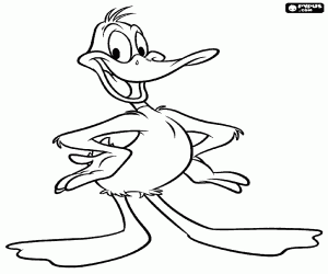 Pintar L'Ànec Daffy, un ànec malhumorat
