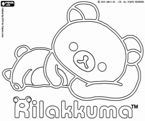 Pintar L'ós de joguina Rilakkuma