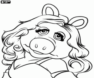 Pintar La adorable Miss Piggy