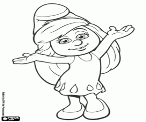 Pintar La Barrufeta és segrestada per Gargamel