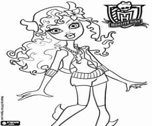 Pintar Lagoona Blue, Monster High