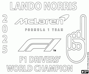 Pintar Lando Norris, campió F1 del 2025