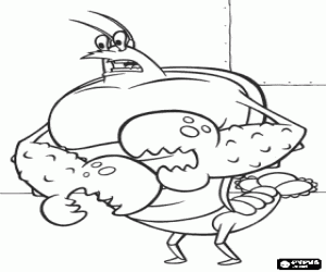 Pintar Larry, personatge de Bob Esponja