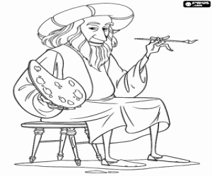 Pintar Leonardo da Vinci a Florència