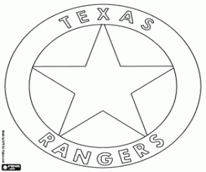 Pintar L'estrella de Texas Ranger