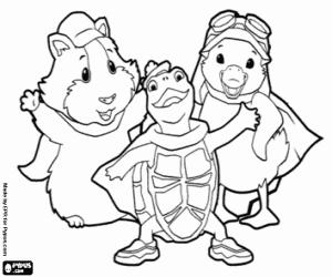 Pintar Linny, Tuck i Ming Ming, Wonder Pets