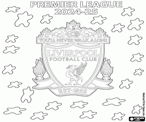 Pintar Liverpool FC, campió 2024-2025