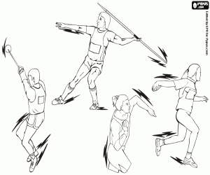 Pintar Els llançaments en Jocs Olímpics