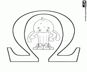 Pintar La lletra grega Omega amb Pypus