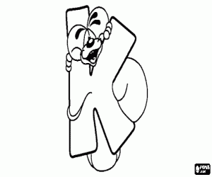 Pintar Lletra K amb el ratolí entremaliat