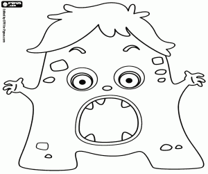 Pintar Lletra A, un monstre amb braços