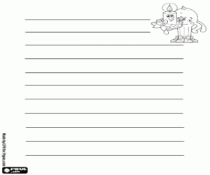 Pintar Lletra de Nadal, Pypus amb espelma