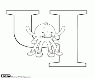 Pintar La lletra rus Ч amb Pypus