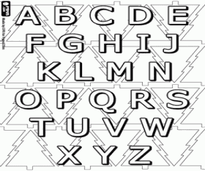 Pintar Lletres majúscules i avets de Nadal