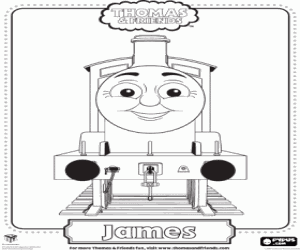 Pintar La locomotora James