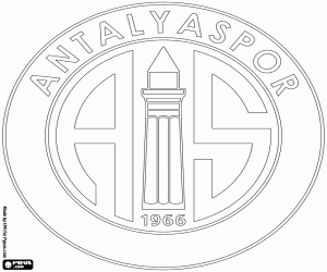 Pintar Logo de Antalyaspor