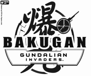 Pintar Logo Bakugan Gundalian invasors