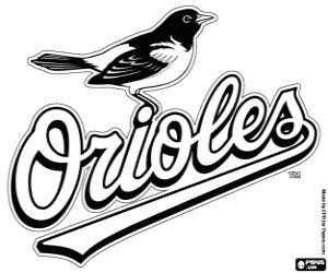 Pintar Logo de Baltimore Orioles