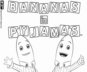 Pintar Logo de Bananes en Pijama
