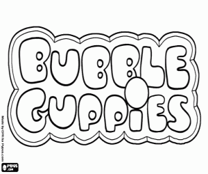 Pintar Logo de Bubble Guppies