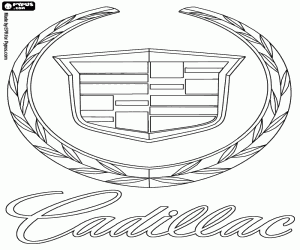 Pintar Logo Cadillac