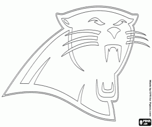 Pintar Logo de Carolina Panthers