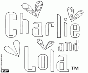 Pintar Logo de Charlie and Lola