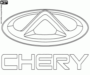 Pintar Logo Chery Automobile